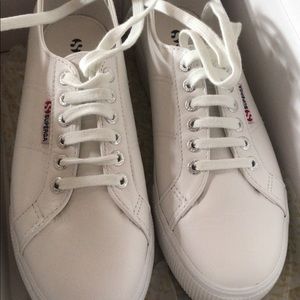 superga charcoal leather